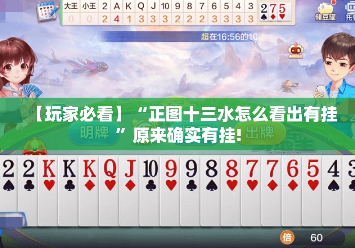 【玩家必看】“正图十三水怎么看出有挂”原来确实有挂!