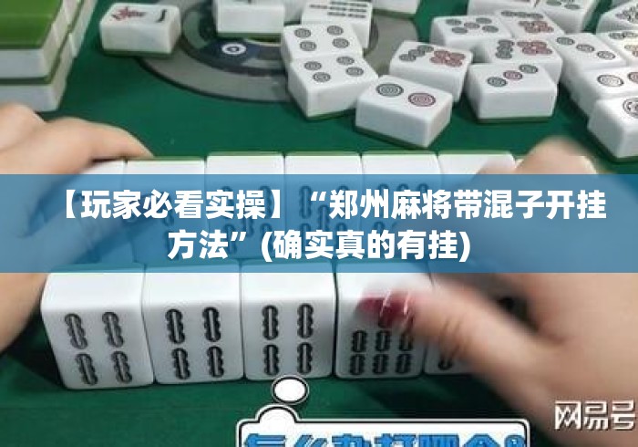 【玩家必看实操】“郑州麻将带混子开挂方法”(确实真的有挂) 【玩家必看实操】“郑州麻将带混子开挂方法”(确实真的有挂)