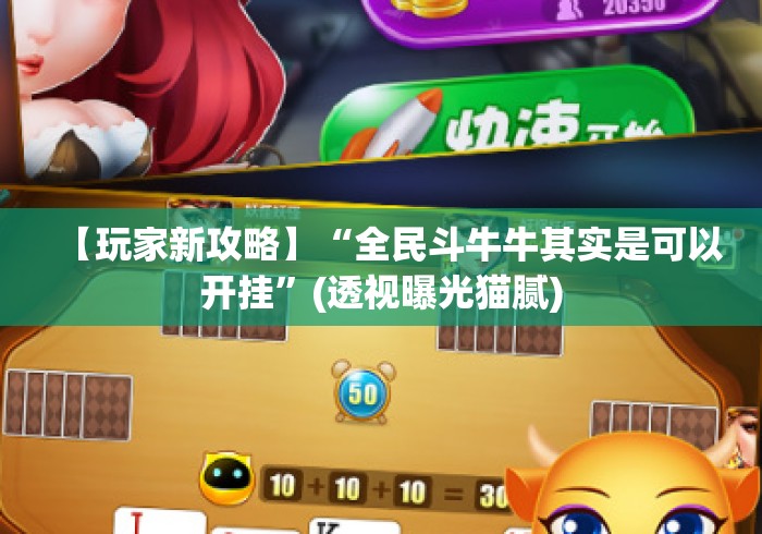 【玩家新攻略】“全民斗牛牛其实是可以开挂”(透视曝光猫腻) 【玩家新攻略】“全民斗牛牛其实是可以开挂”(透视曝光猫腻)