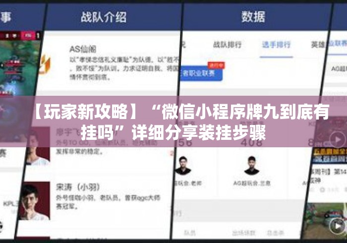【玩家新攻略】“微信小程序牌九到底有挂吗”详细分享装挂步骤