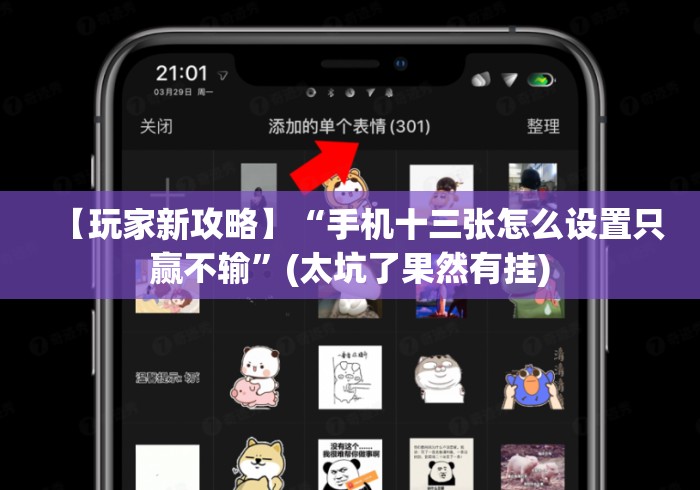 【玩家新攻略】“手机十三张怎么设置只赢不输”(太坑了果然有挂)
