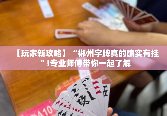 【玩家新攻略】“郴州字牌真的确实有挂＂!专业师傅带你一起了解